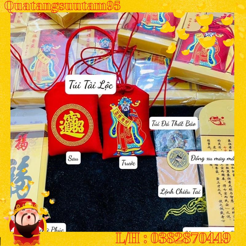 Túi Thần Tài Khai Mở Tài Lộc May Mắn - Túi Chiêu Tài Đón Lộc - Giữ Tiền Của Tránh Thất Thoát