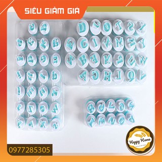 Bộ khuôn cắt bánh chữ cái trang trí bánh kem và làm kẹo đường