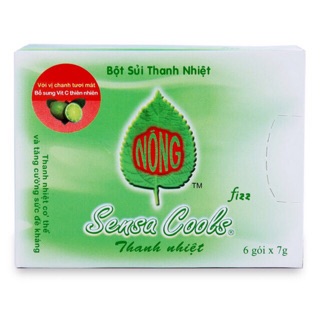 Lốc 6 hộp Sensacool bột sủi thanh nhiệt