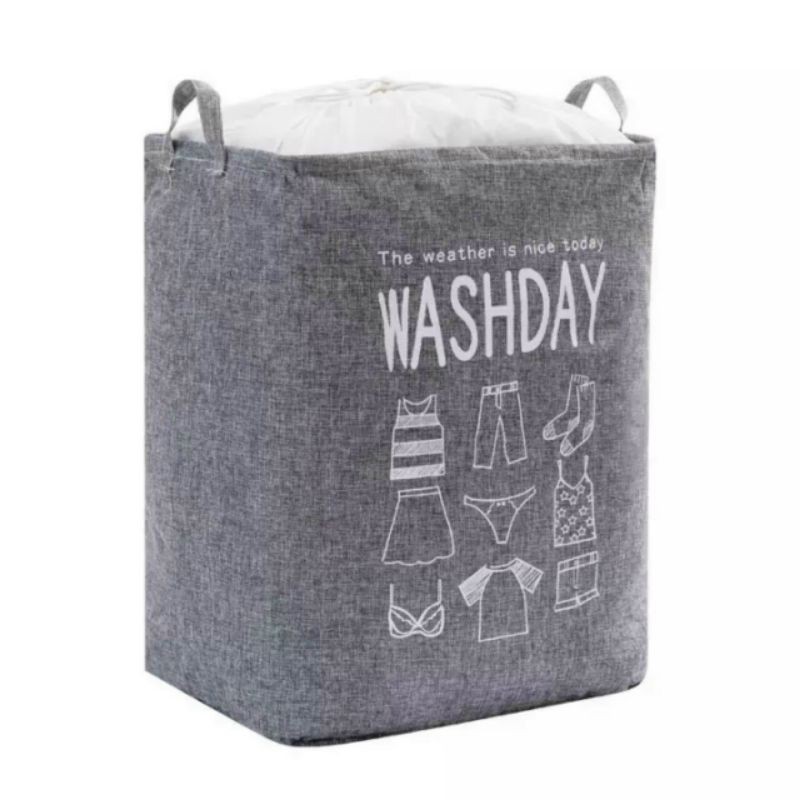 Túi Đựng Đồ Khung Sắt  Có dây rút Washday  100 Lít