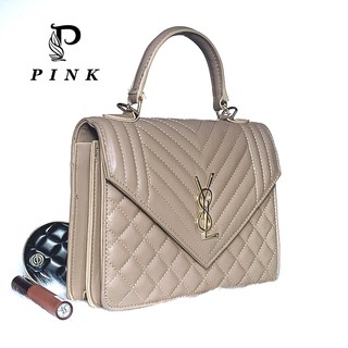 Túi xách nữ cao cấp lịch sự , Túi đeo chéo nữ dây xích bản to phối đồ cực đẹp Pink Shop TSPS29