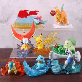 Bộ 8 món đồ chơi mô hình nhân vật trong Pokemon