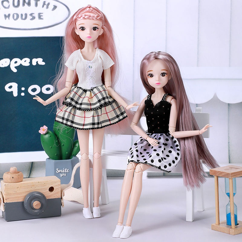 Bộ Búp Bê Barbie 30Cm Kiểu Dáng Dễ Thương Cho Bé