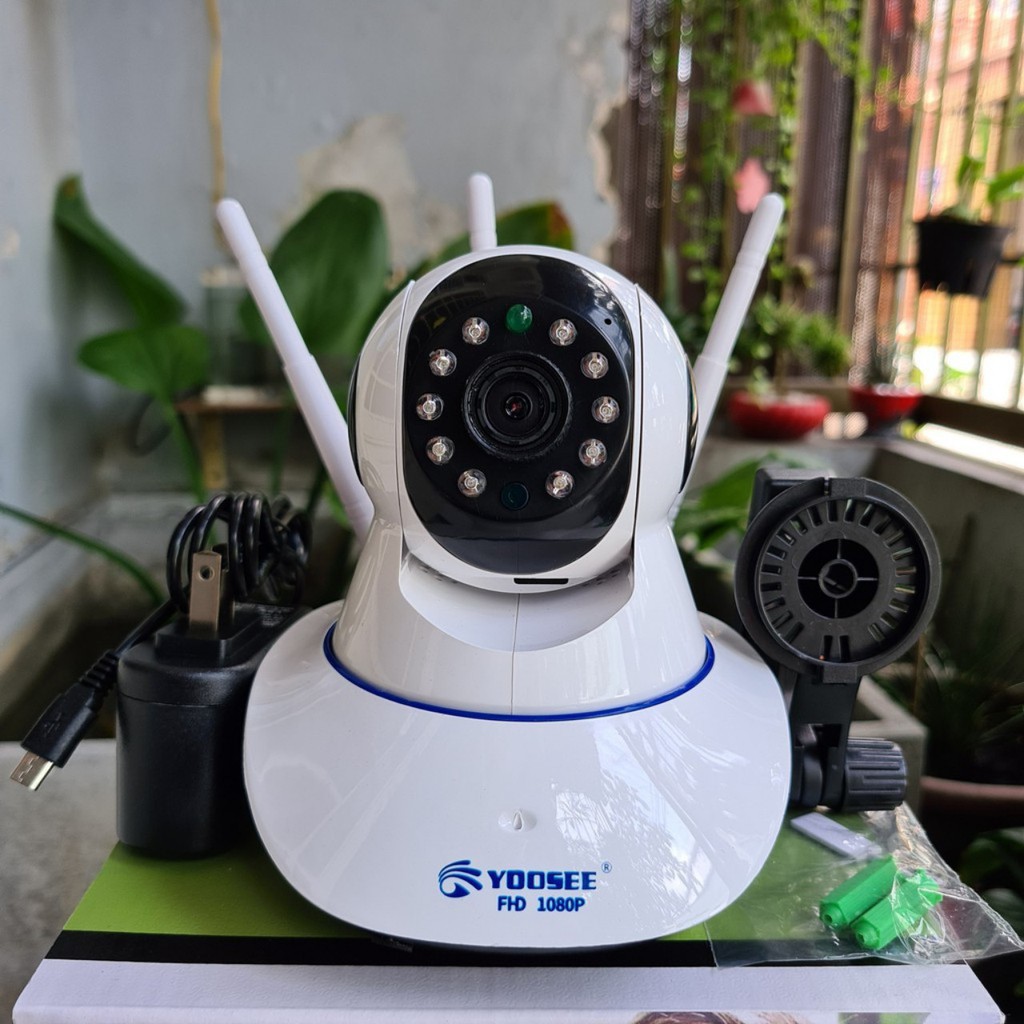 [ GIÁ HUỶ DIỆT] Camera Yoosee 3 râu 2.0 - Full HD 1080P kèm thẻ nhớ 32GB | BigBuy360 - bigbuy360.vn