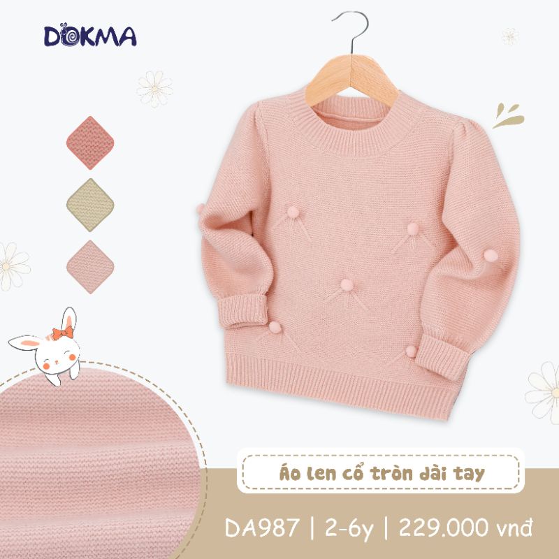 Áo len bé gái DA987