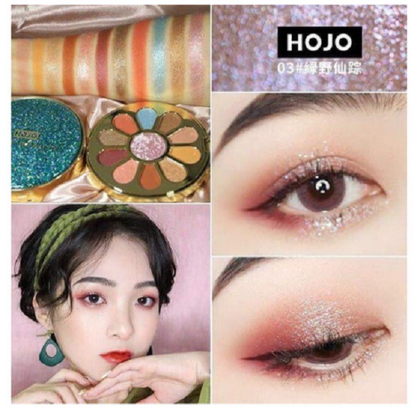 [HOJO8031] Bảng Phấn Mắt Hojo Shiny Beauty 11 Màu - Hàng nội địa Trung