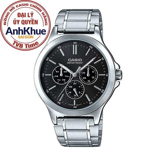 Đồng hồ nam dây kim loại Casio Standard chính hãng Anh Khuê MTP-V300D-1AUDF (41mm)