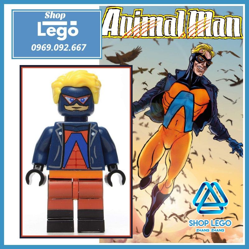 Đồ chơi Xếp hình mô hình Animal Man Siêu anh hùng Minifigures WM407