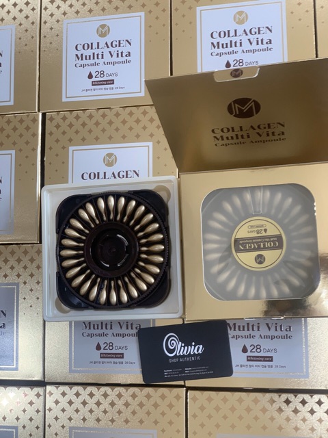Viên Collagen tươi Ammud Multi Vita Ampoule Hàn Quốc 28 Viên