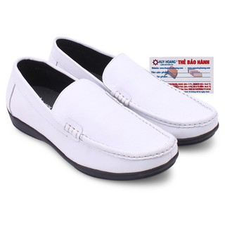 Giày mọi nam da bò màu trắng TS7117