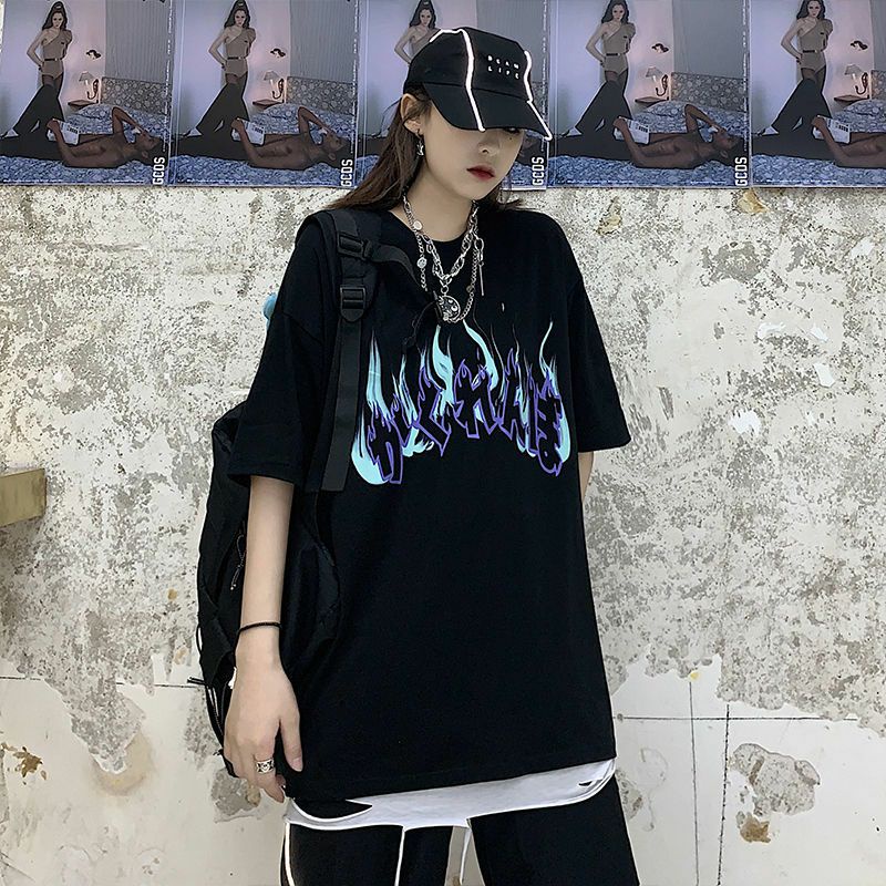 Áo Thun Tay Lỡ 100% Cotton Nam Nữ Form Rộng Unisex Ulzzang
