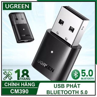 USB Phát Bluetooth 5.0 Dành Cho Laptop, PC Cao Cấp, UGREEN US192 CM390 Chính Hãng