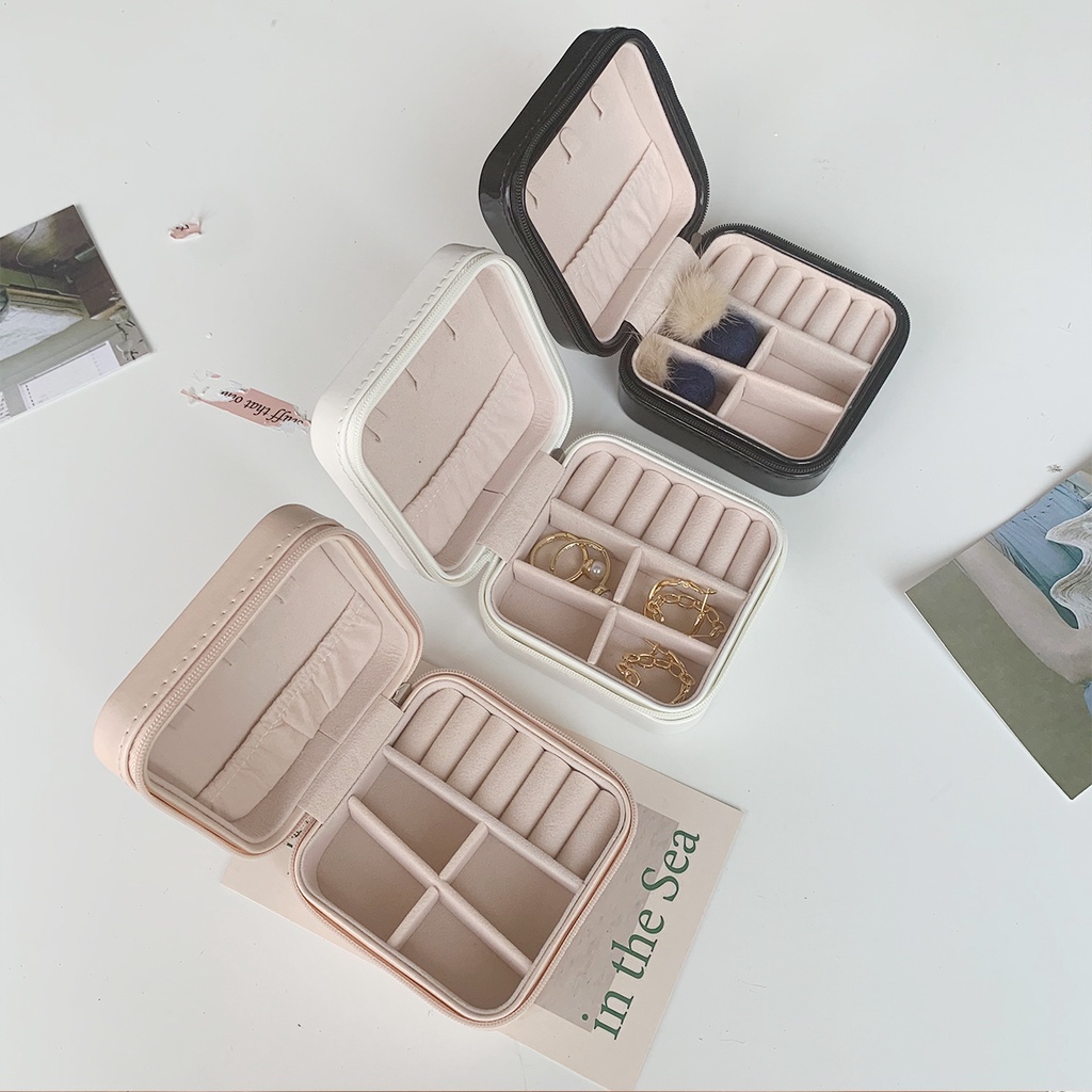 Hộp đựng trang sức phong cách Hàn Quốc đơn giản tinh tế 19398