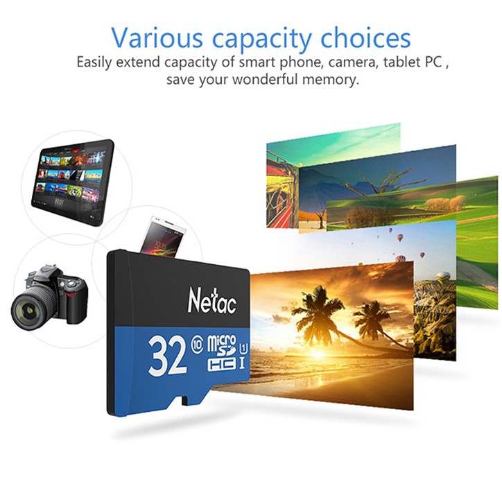 Thẻ Nhớ Memory Card Netac 32Gb Class 10 Ultra 80mbs Chính Hãng