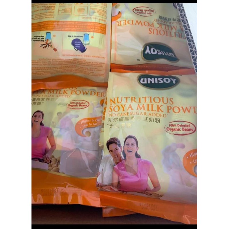 Bột đậu nành Unisoy không đường nhập khẩu Singapore 360gr Date 2/2024 Hàng Chính Hãng