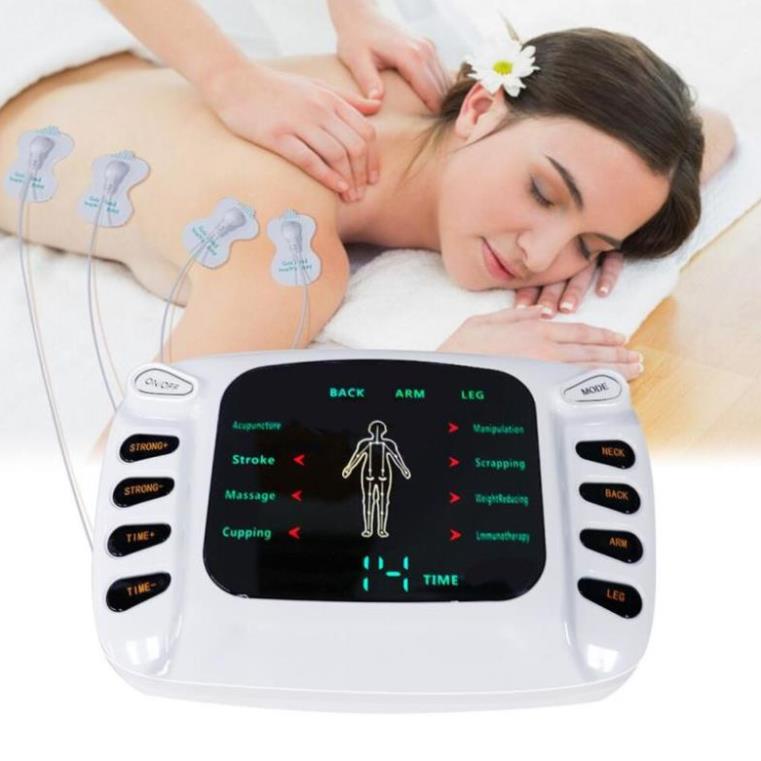 Máy Mát Xa Xung Điện, Máy Massage Trị Liệu 8 Miếng Dán .YTK-309B