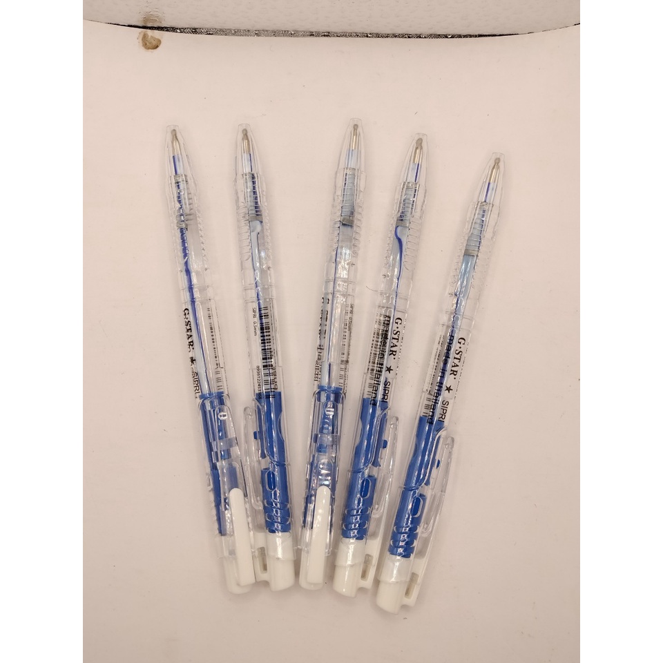 COMBO 5 CÂY BÚT BI SIPPRI THÁI LAN XANH