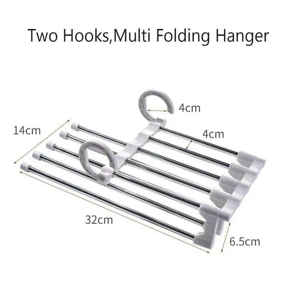 Móc treo quần áo, móc treo đồ đa năng thông minh gấp gọn
