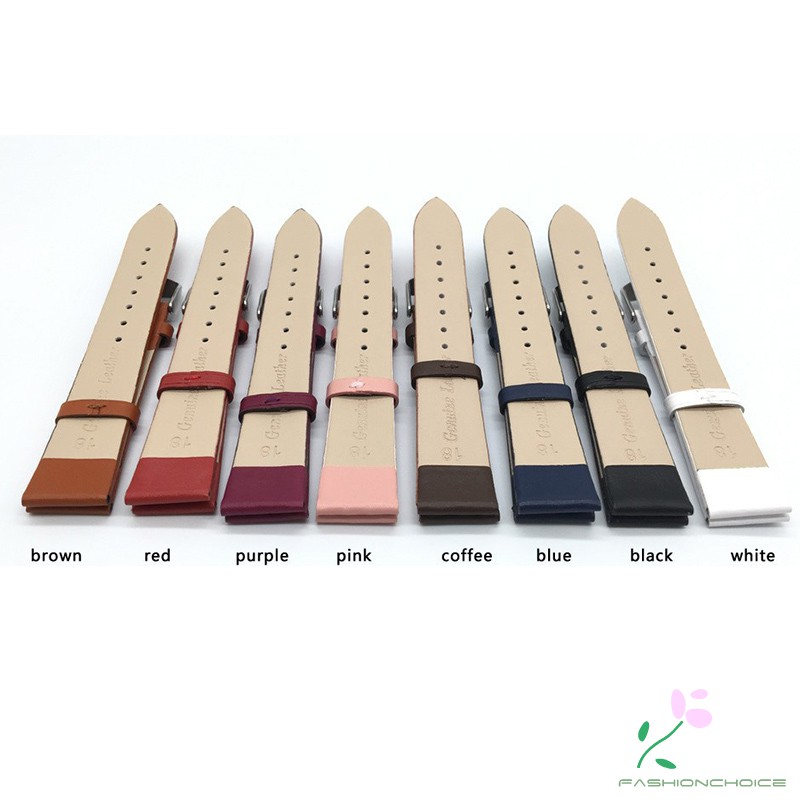 Dây đồng hồ thay thế bằng da bò thời trang cho nam nữ