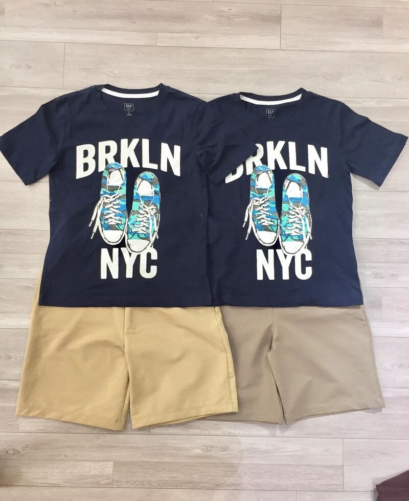 Bộ bé trai BRKLN quần kaki