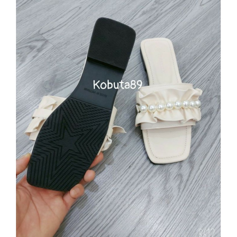 Dép Lê quai ngang Nhún Bèo Quai Ngọc_video  - DD-0254