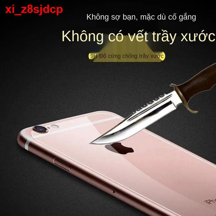 Điện thoại di động Apple 6 vỏ bảo vệ mặt sau iphone6 ​​nguyên bản full màn hình dán phim chống xước kính