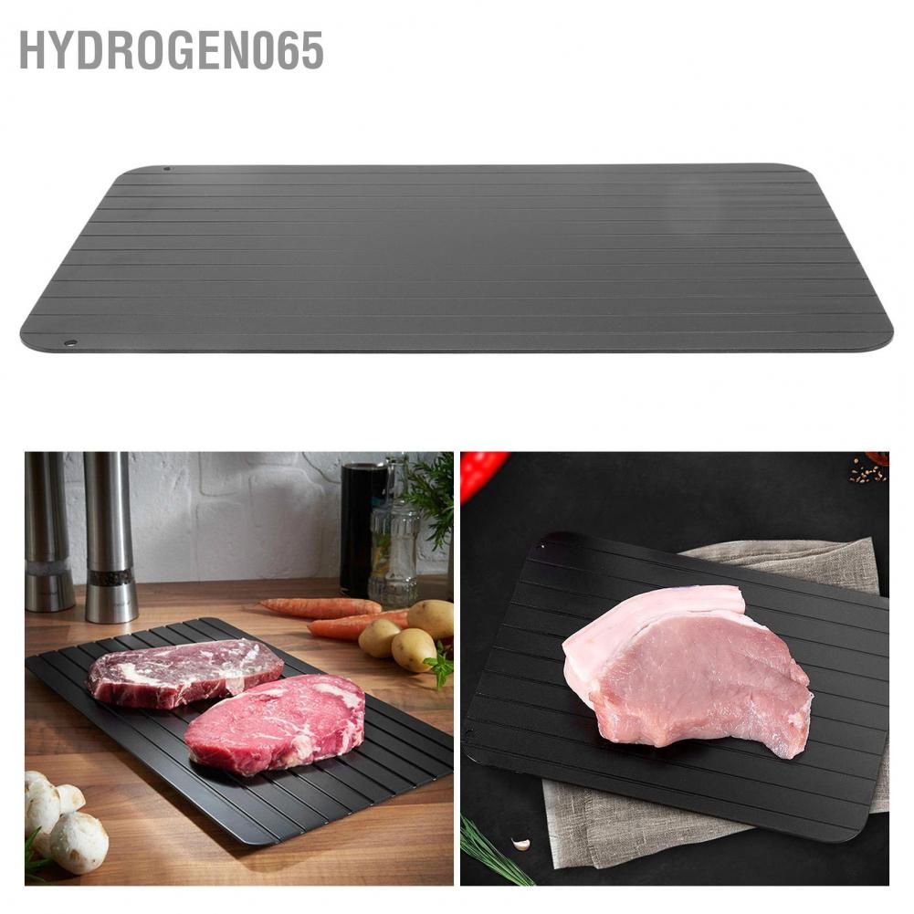 Khay Rã Đông Nhanh Bếp Rã đông Nhanh Tấm nhôm Khay cho Hải sản Thịt lạnh Hydrogen065