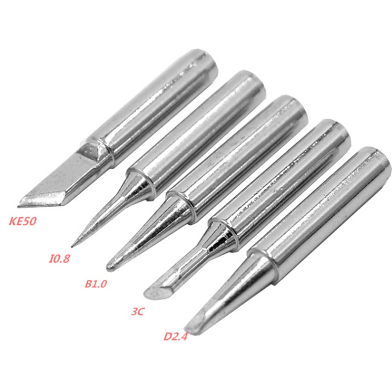 Set 5 Đầu Hàn Điện 936 Bằng Đồng Nguyên Chất Không Chì