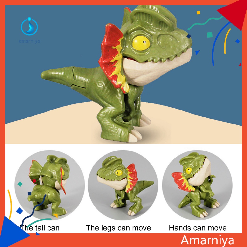 Amar Mô Hình Đồ Chơi Khủng Long Cắn Ngón Tay Trang Trí Độc Đáo Cho Trẻ Em