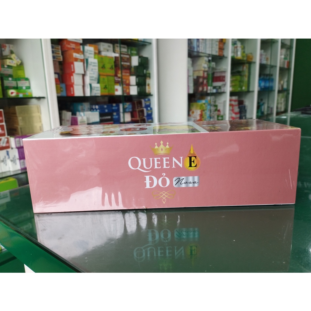Queen E Đỏ Nosa- Hỗ trợ hạn chế lão hóa da, hỗ trợ chống oxy hóa, làm đẹp da, hỗ trợ bổ sung vitamin E cho cơ thể
