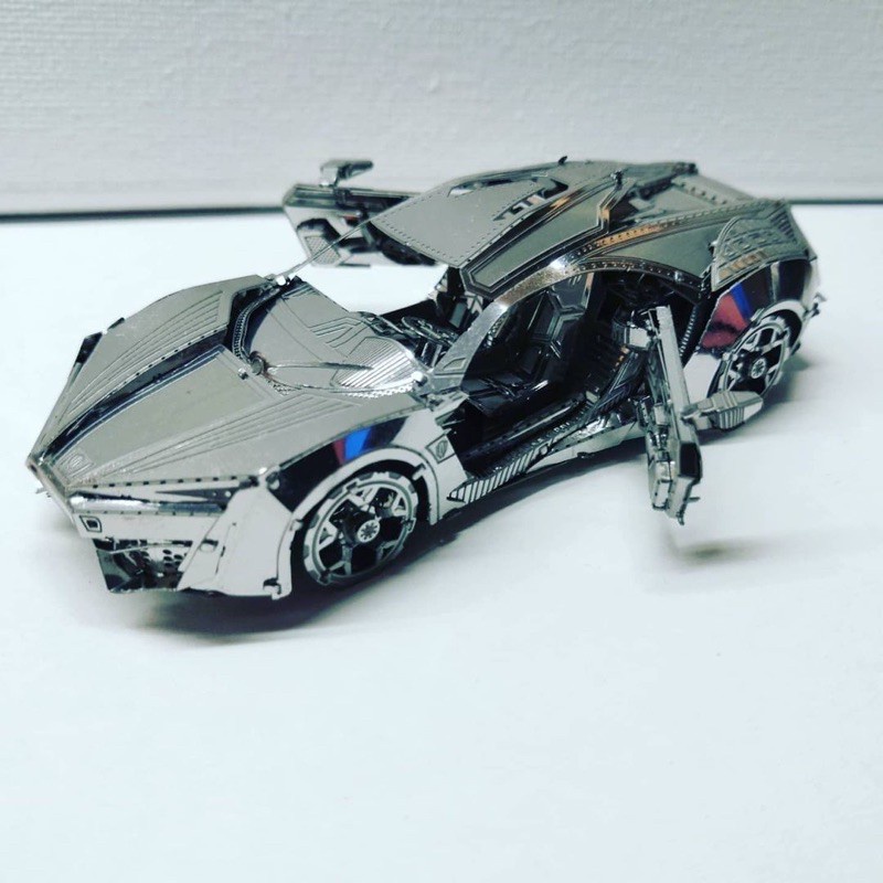 Mô Hình Kim Loại Lắp Ráp 3D Metal Mosaic Siêu Xe Lykan Hyper Sport