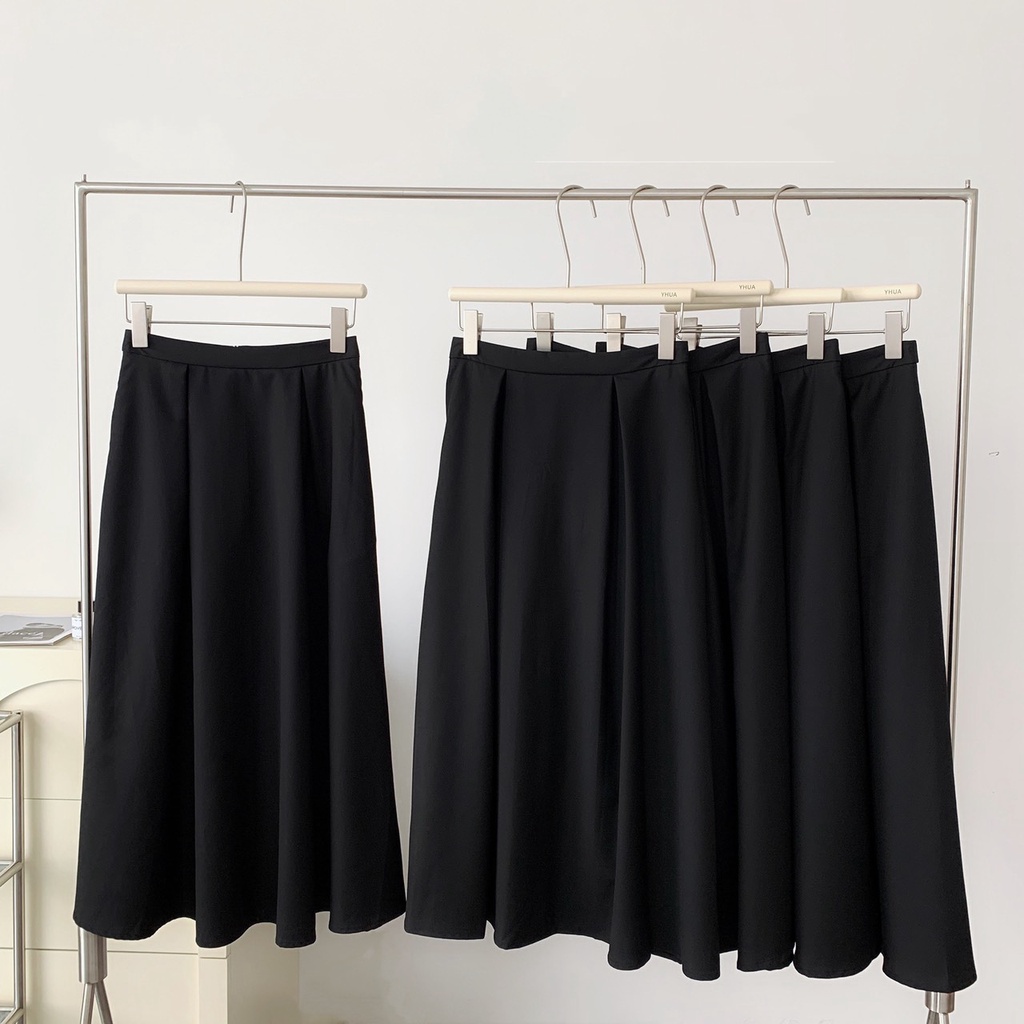 (50 - 90 KG) CHÂN VÁY MIDI DÁNG DÀI, LƯNG CAO, CO GIÃN, CHE KHUYÊT ĐIỂM CỰC TỐT, MIX ĐỒ DỄ DÀNG