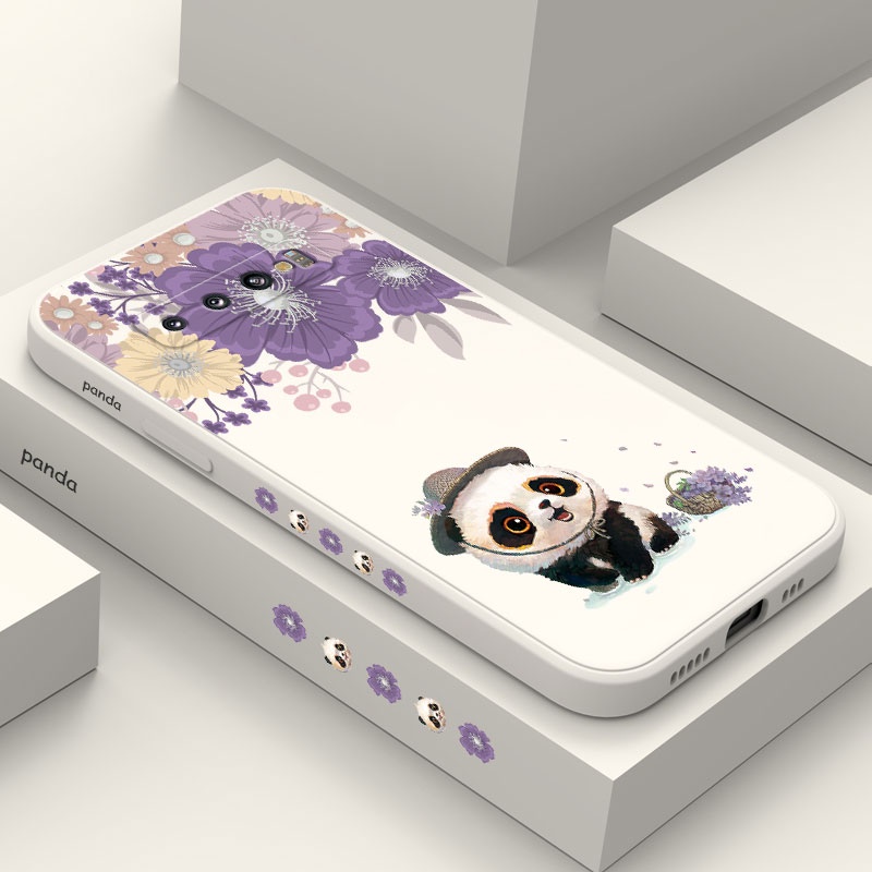 Ốp Điện Thoại Mềm Hình Gấu Trúc Sáng Tạo Cho Samsung Galaxy S10 S10E Plus S9 Plus