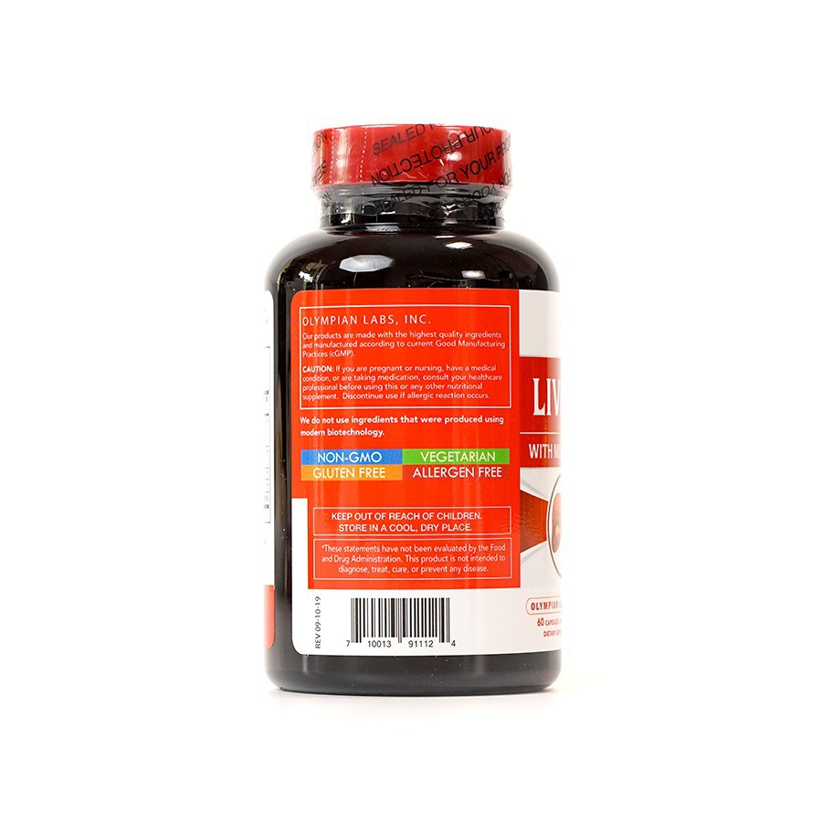[Giá Gốc] Viên uống Olympian Labs Liver Detox bảo vệ chức năng gan - Hộp 60 viên