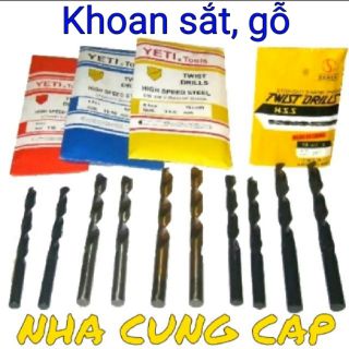 (GIÁ HỦY DIỆT) MŨI KHOAN SẮT, GỖ NHIỀU SIZE