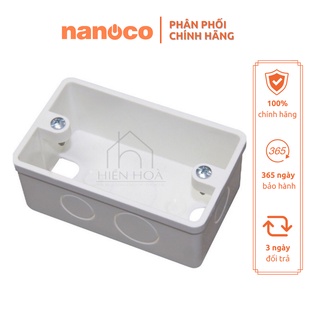 Đế Âm Tường Đơn - Đôi Chống Cháy Nanoco. Hàng Chính Hãng