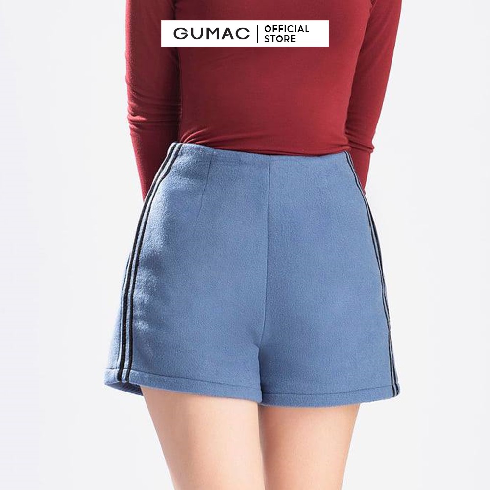 [Mã WABRGU50 giảm 10% đơn 250K] Quần short nữ phối viền GUMAC QB1275