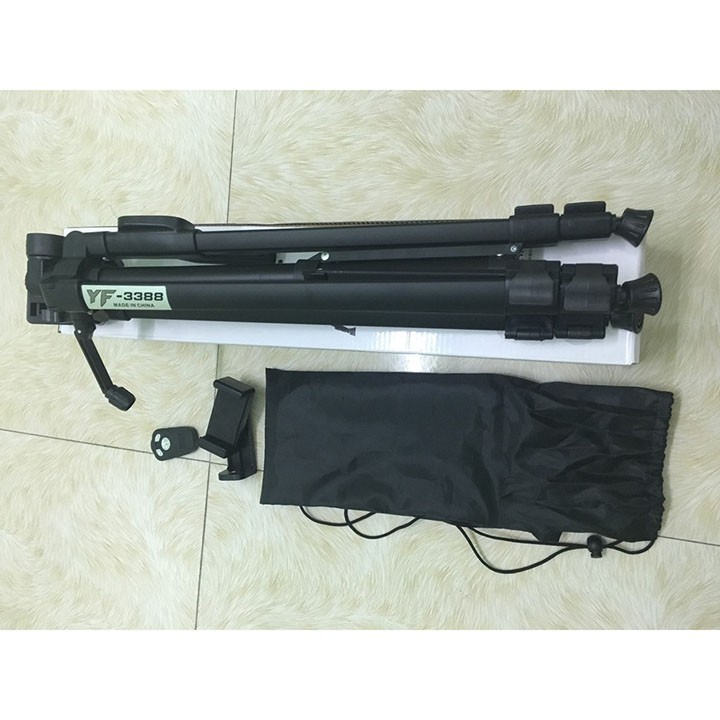 Chân giá đỡ cao cấp Yenteng Tripod 3388 dùng cho Máy ảnh ; Điện thoại ; Camera chịu 3kg