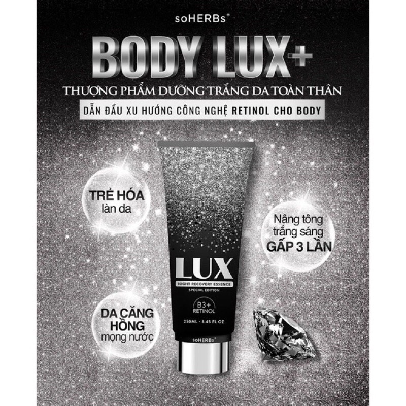 Kem body Lux+ plus retinol B3 chính hãng