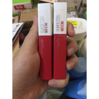 Son Maybelline Super Stay Matte Ink màu 118 Đỏ cam