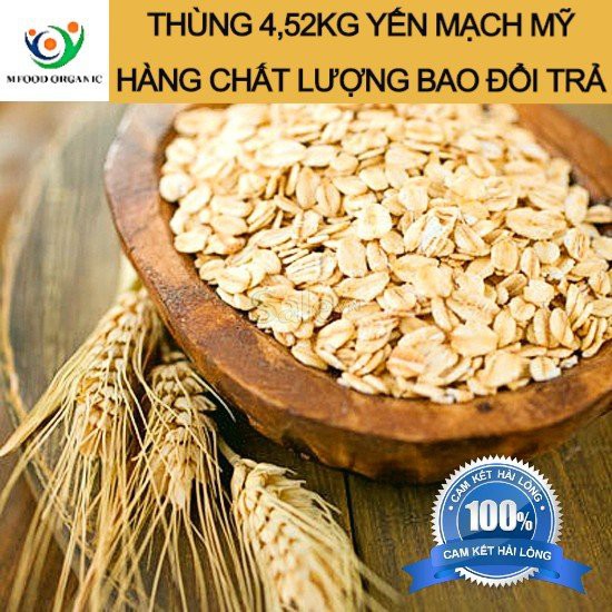 [G01] [Mẫu mới nhất 2020] Yến Mạch Mỹ Quaker Oats Old Fashioned 4,52kg S031