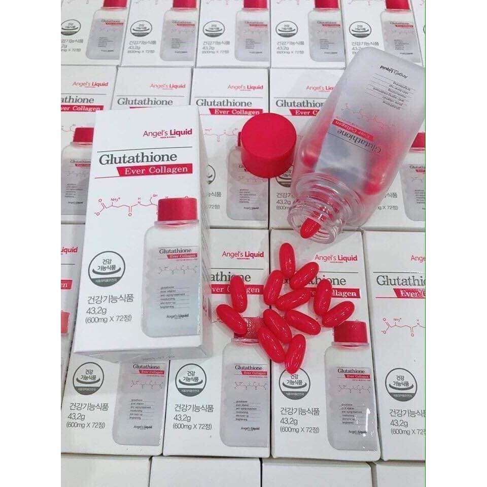 Viên uống trắng da Glutathione Ever Collagen Angle's Liquid 95