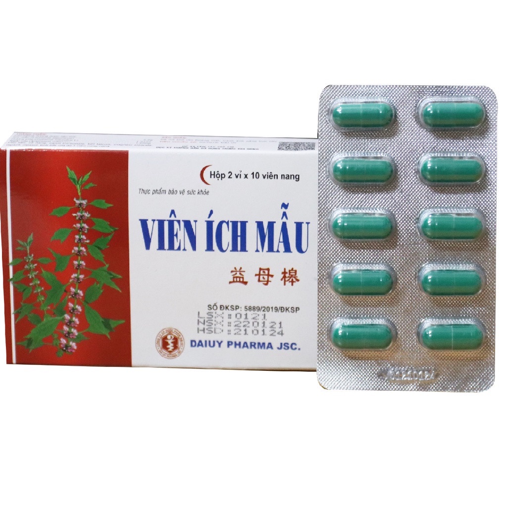Cao ích mẫu đại uy Bổ huyết điều kinh, giúp điều hòa kinh nguyệt chai siro 200ml , hộp 20 viên.