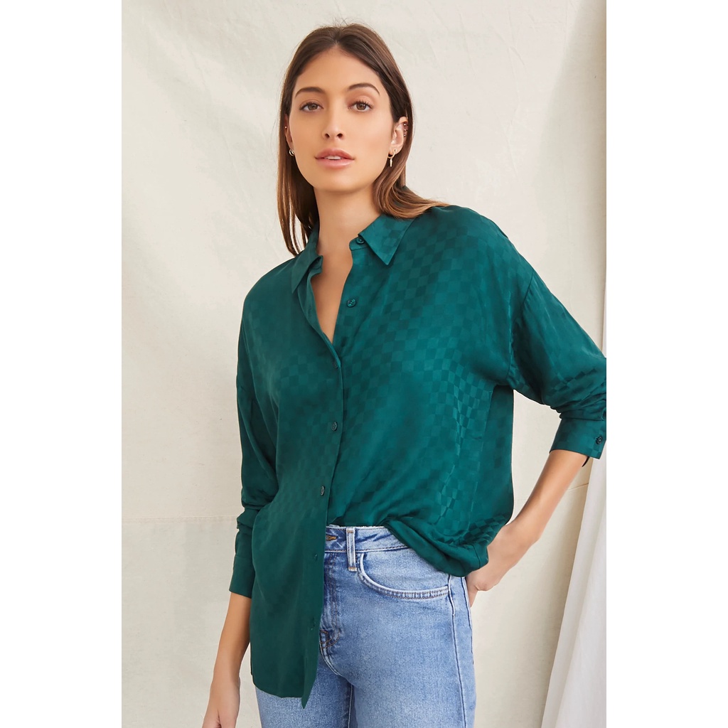 Hàng xuất xịn - Áo sơ mi oversized F hai một xuất khẩu