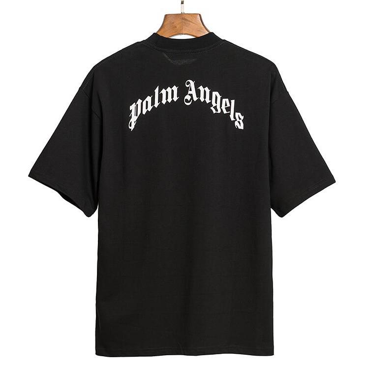 Áo Thun Tay Ngắn In Chữ Palm Angels Thời Trang Cho Nam Và Nữ