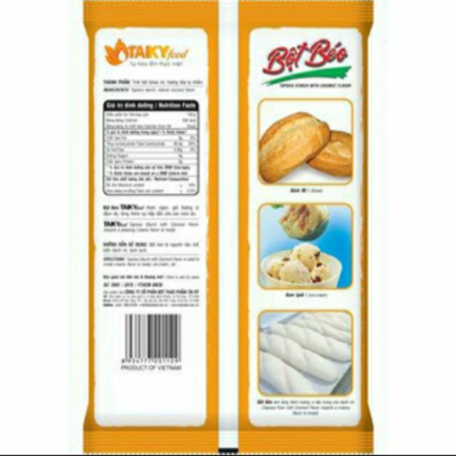 BỘT BÉO CỐT DỪA TÀI KÝ { 1KG}