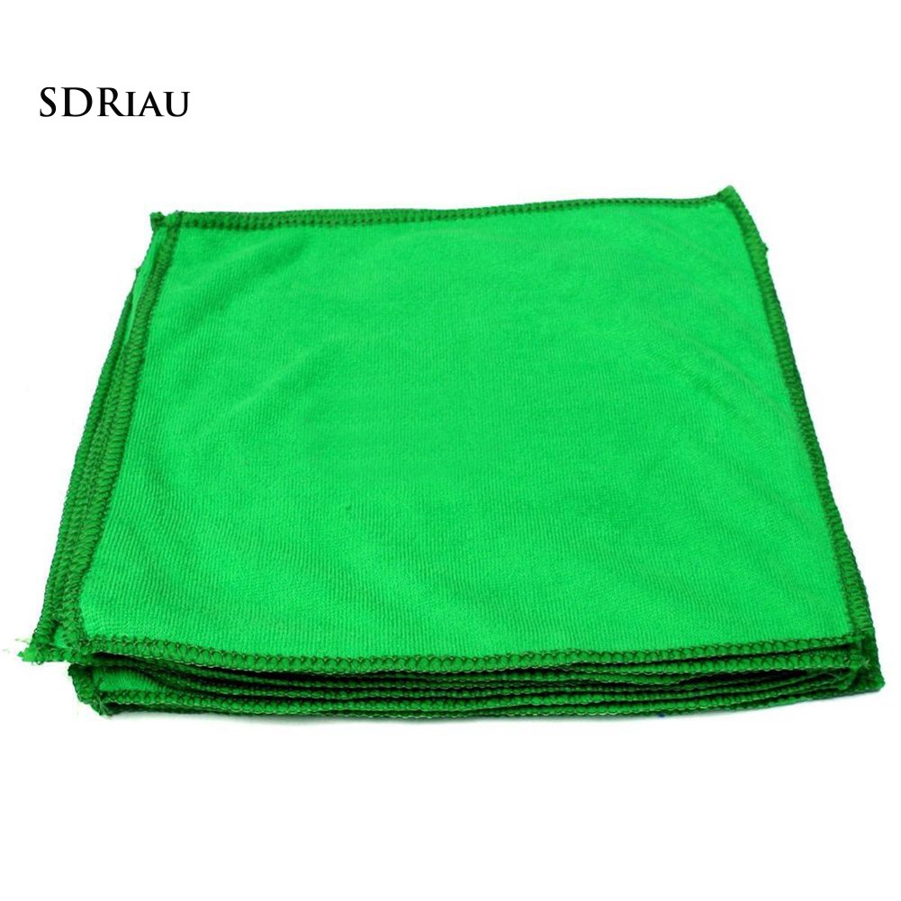 Bộ 10 khăn lau xe hơi / nhà chất liệu microfiber mềm mại thấm hút tốt