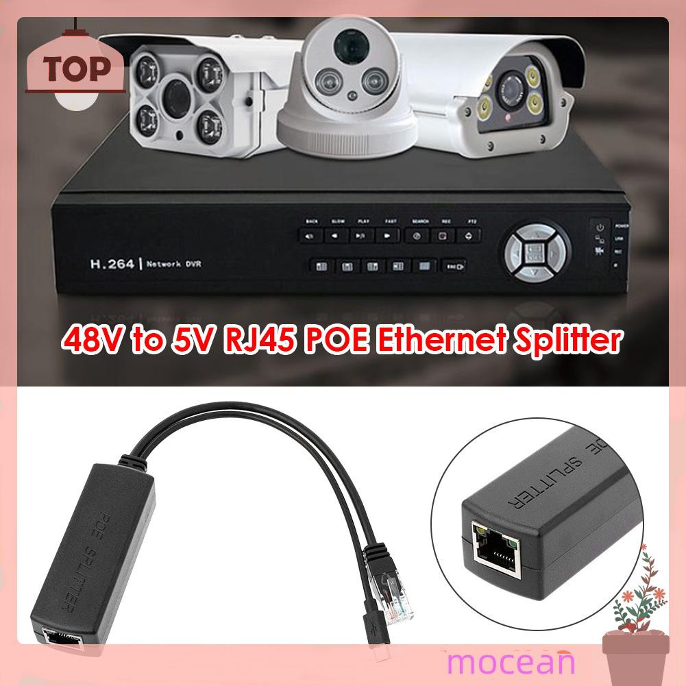 Bộ Chia Cổng Mạng Mocean 2.5kv Rj45 Poe 48v Sang 5v Micro Usb | BigBuy360 - bigbuy360.vn