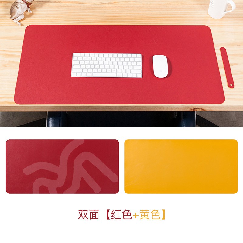 Thảm da trải bàn làm việc (Bản mới 2 màu) - Lót chuột mousepad deskpad bản lớn