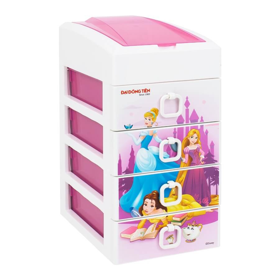 TỦ NHỰA 4 NGĂN TINY DISNEY ĐẠI ĐỒNG TIẾN